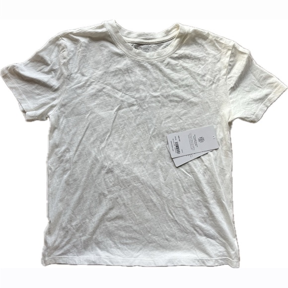 Athleta Organic Cotton Daily Relaxed Tee White XXS NWT - Picture 2 of 6